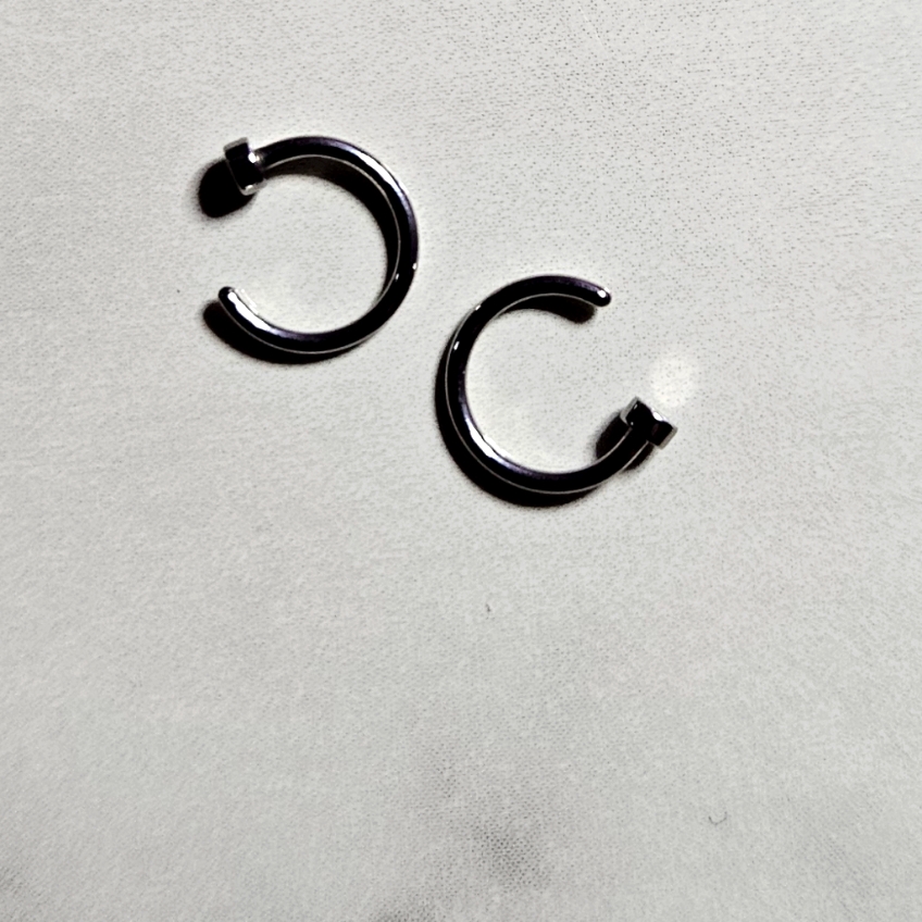 2 Nose Hoop Ring 316 Surgical Steel
